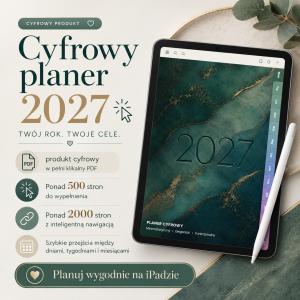 Cyfrowy Kalendarz 2027 / PDF do druku - Spokojny Rok