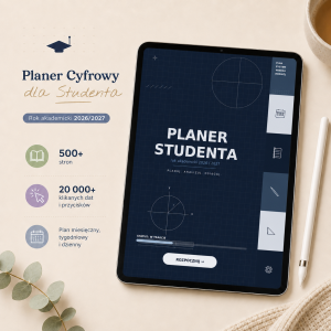 Cyfrowy Planer Studenta 2026/2027 (wersja granatowa)