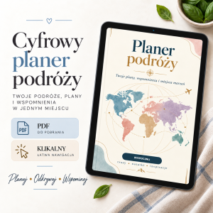 Planer Podróżniczy (wersja z mapą świata)