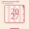 Cyfrowy Kalendarz 2027 / PDF do druku - Rok w Rytmie – podgląd strony planera 1