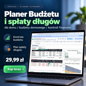 Planer Budżetu i Spłaty Długów – arkusz Google Sheets